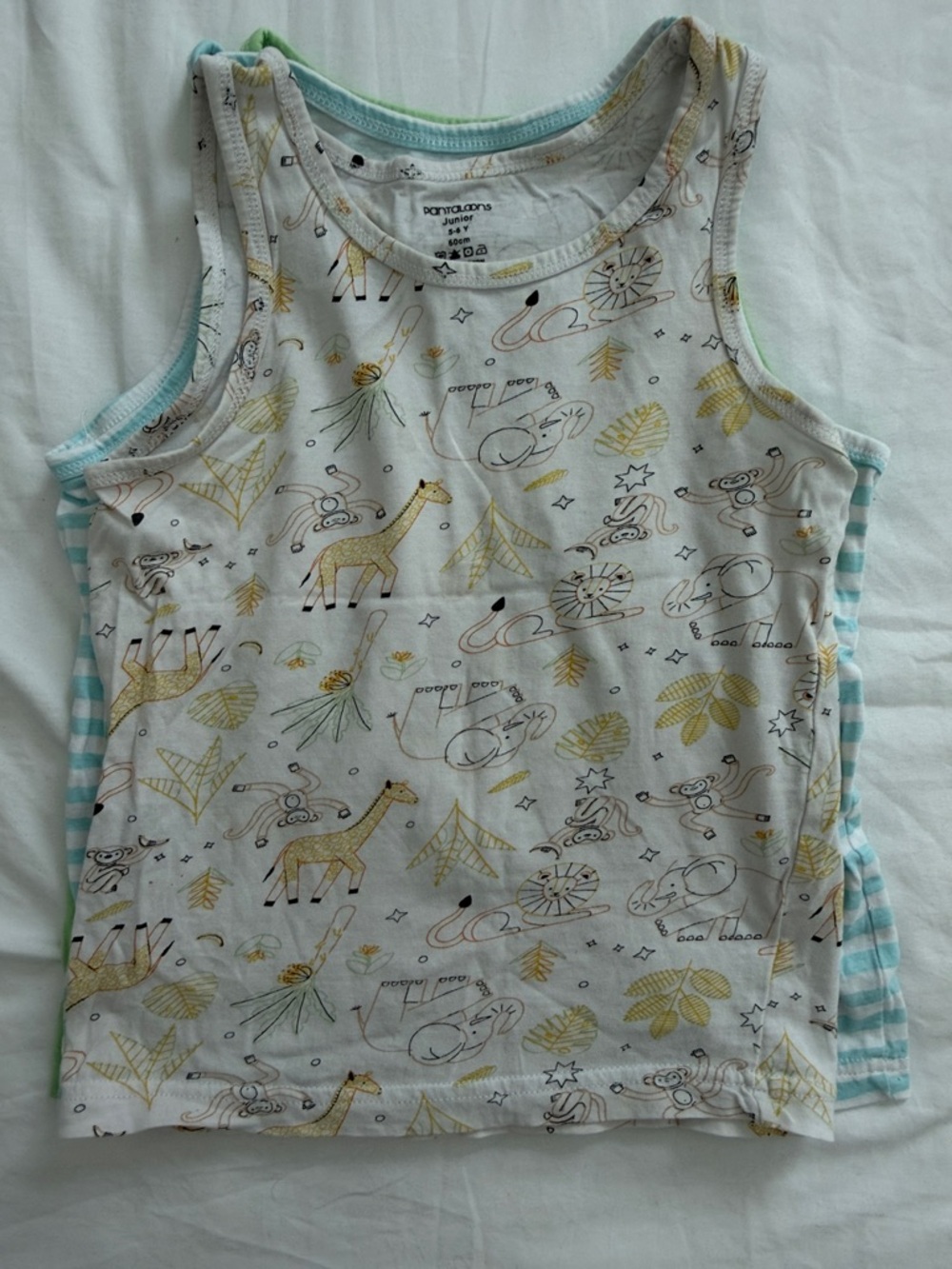 George Grey Tank Top with Colorful Pineapple Graphic - Picture 4 of 7